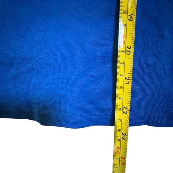 Ann Taylor Blue Tank Top with Gold Zipper Detail - Picture 7 of 9